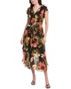 flutter sleeve maxi dress
