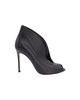 105 vamp boots in black nappa leather