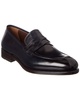 ferragamo leather loafer