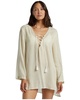 blue skies beach cover-up in moss joy
