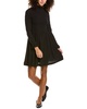 zuri smocked turtleneck mini dress