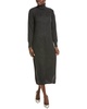 wool & cashmere-blend luxe roll neck dress
