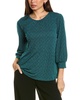 Adrianna Papell Pleated Trapeze Top