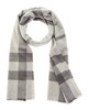 exploded plaid cashmere scarf