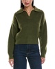 mandarine cashmere-blend polo sweater