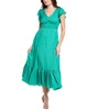 satin escada stripe jacquard maxi dress