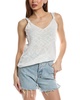 tanya linen-blend sweater tank
