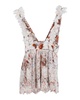alchemy flutter top in floral print cotton