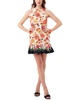 berry border dress