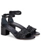 crochet leather sandal