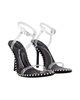 nova 105 sandals - alexander wang - pvc - black