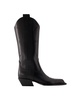 for walking boots - off white - leather - black