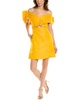 Carolina Herrera Off-The-Shoulder Silk Mini Dress