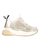 eclypse clear chunky sneakers in white pvc