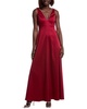 Aidan Mattox Embellished Neckline A-Line Gown