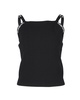 alexander wang logo jacquard bodycon tank top in black viscose