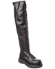leather over-the-knee boot
