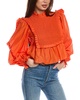 smocked blouse