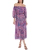 tyler böe off-the-shoulder midi dress