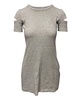 slash sleeve dress in grey cotton