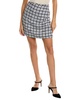 wool-blend mini skirt