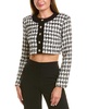 clara cropped tweed jacket