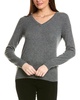 basic v-neck cashmere sweater