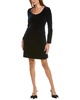 velour shift dress