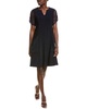 Joseph Ribkoff Mesh Sleeve Mini Dress