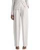 Vince High-Waist Casual Tailored Wide Leg Linen-Blend Pant