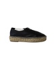 alexander wang devon espadrille sneakers in black leather