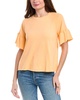 ava flutter sleeve top