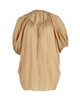 sanko peasant blouse in gold habitoi silk