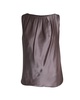 sleeveless blouse in pink silk