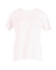crew neck short sleeve t-shirt in white cotton