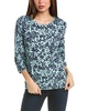 moss crepe top