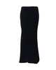 slip maxi skirt in black viscose