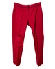 trousers in red cotton