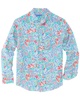 island bouquet gramercy linen woven shirt