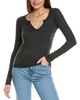 Project Social T Haleigh Marled Rib Top