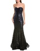 sequin & lace gown