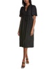 romy linen-blend midi dress
