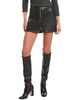 baly leather mini skirt