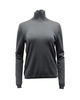 long sleeve turtleneck sweater in grey wool