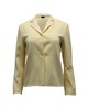 suit jacket in yellow wool