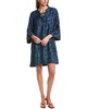 tie front kimono sleeve dress