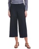crop wide linen-blend pant