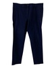 trousers with pockets in blue viscose