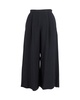 crepe culottes in black acetate