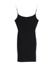 alexander wang chain strap mini dress in black acetate